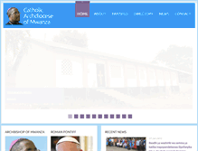 Tablet Screenshot of mwanzaarchdiocese.org